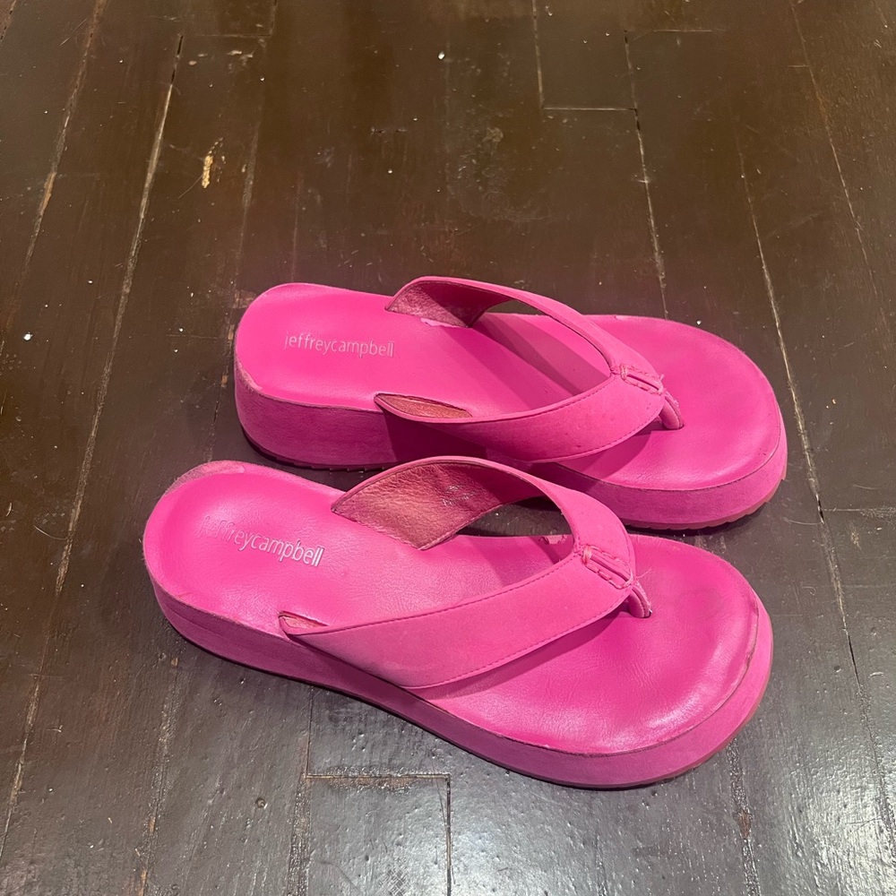 Jeffrey Campbell Pink Platform Sandals